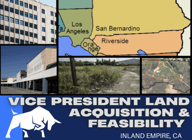 Vice President of Land Acquistions and Feasibility